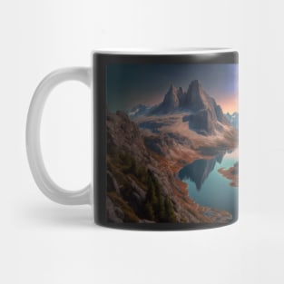 High in the mountains Mug